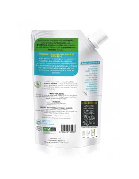 Óleo de Coco Virgem Orgânico 250ml - Perle De Coco