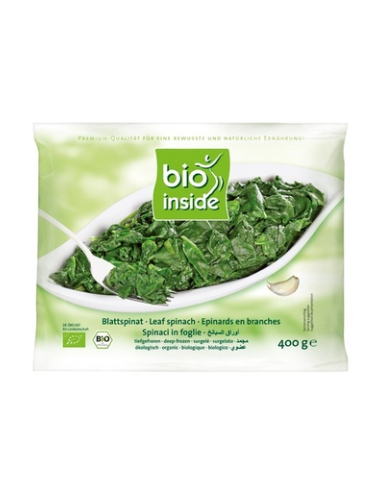 Espinafre Folha Orgânico 400 g | Bio Inside Natural e Fresco