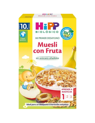 Pack 6 Hipp Muesli Orgânico de Frutas 200g - Café da Manhã Saudável