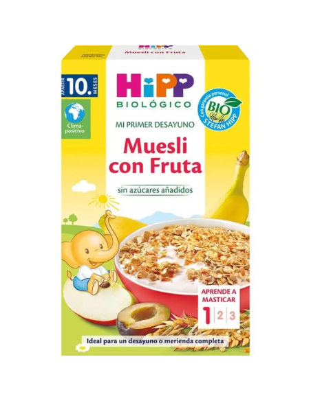 Pack 6 Hipp Muesli Orgânico de Frutas 200g - Café da Manhã Saudável