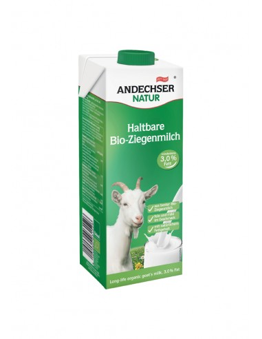 Leche de Cabra Bio 1L Andechser 3% Materia Grasa