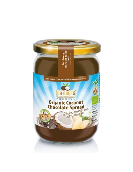 Crema de Coco y Chocolate Dr. Goerg 500 g – Sabor Natural