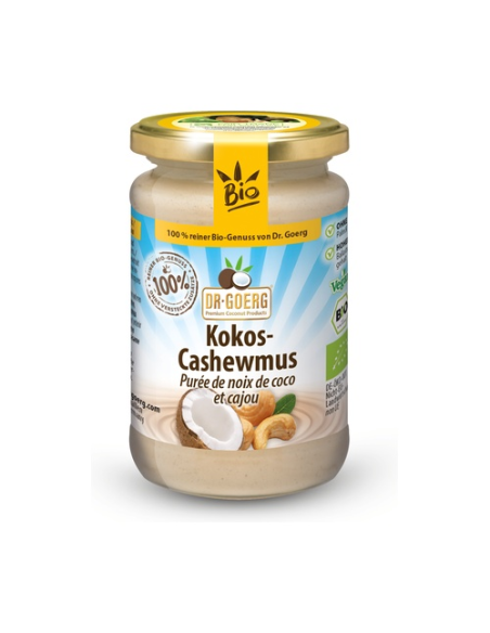 Crema de Coco y Anacardos Dr. Goerg 500 g – Natural y Saludable