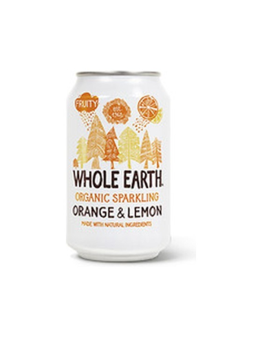 Refresco Bio Naranja y Limón Whole Earth 330 ml Natural
