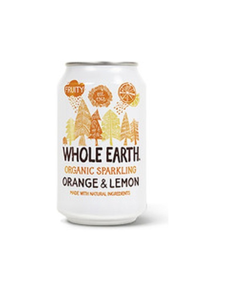 Refresco Bio Naranja y Limón Whole Earth 330 ml Natural