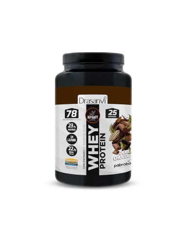 Whey Protein Conc. Chocolate Duplo 1450G Sport da Drasanvi Sport Live