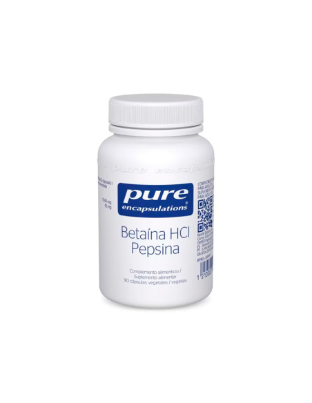 Betaína HCl e Pepsina 90 cápsulas vegetais da Vbyotics