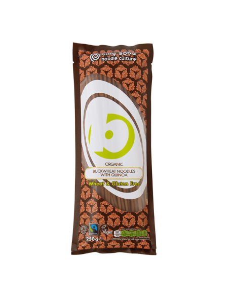 Pasta Sin Gluten Bio de Trigo Sarraceno y Quinoa 250g King Soba