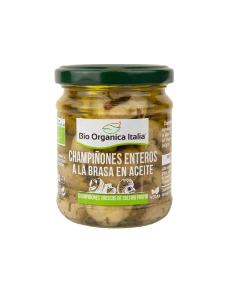 Champiñones Brasa Aceite Bio Organica Italia 190G de Bioorganica Italia