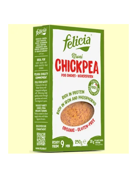 Risoni de Garbanzo Bio Felicia 250g | Salud y Sabor Natural