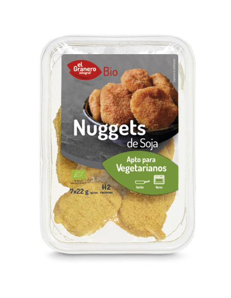 Nuggets Vegetarianos Bio El Granero Integral 154 g Saludables