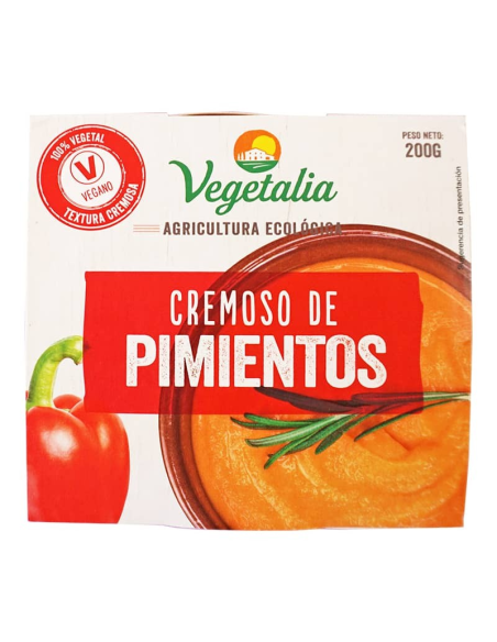 Cremoso de Pimiento Bio Vegetalia 200 g – Sabor Natural