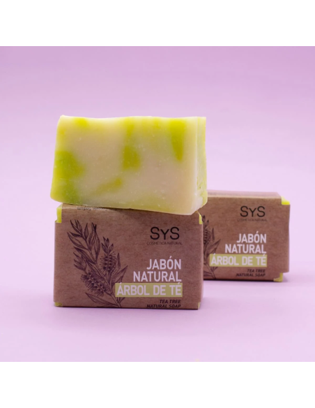 Jabón Natural Tea Tree Sys 100g  Cuidado Puro y Efectivo