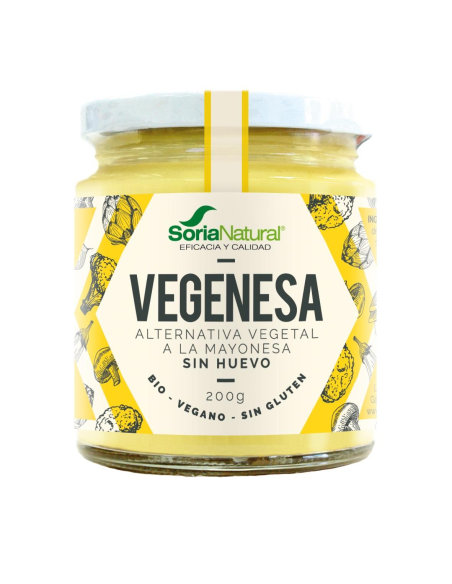 Pack 2 Mayonesa Vegana Sin Huevo Alecosor Soria Natural