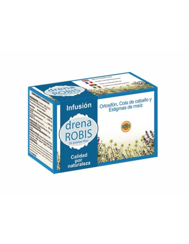 Drena Robis Bio 20 Bolsitas Filtros – Infusión Natural Saludable