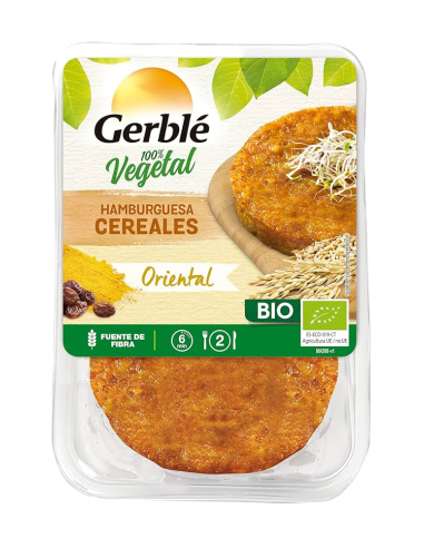 Hamburguesa de cereales oriental 2 unidades – Sabor único