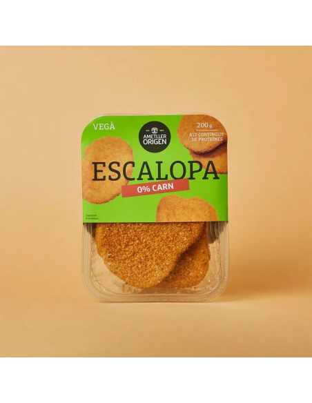 Escalopa Vegana Crujiente y Deliciosa | Sabor Natural Saludable