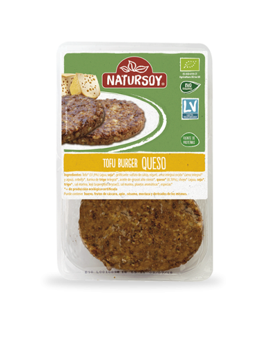 Hamburguesa de tofu y queso 2 und. | Sabor saludable y natural
