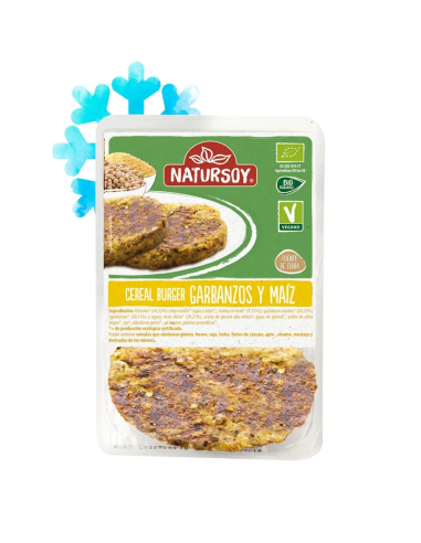 Mijo Burger: Hamburguesa Vegana de Maíz, Garbanzos y Pipas