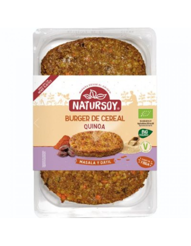 Cereal Burger Quinoa Massala: Sabor Saludable y Natural