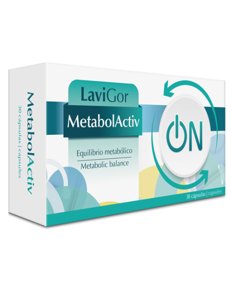 Metabol Activ Lavigor 30 Cápsulas  Energía y Bienestar Natural