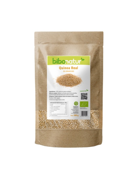 Quinoa Real Amarilla Eco 500g Bibonatur  Salud Natural