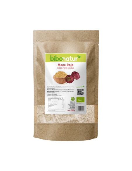 Maca Roja en Polvo Eco 250g Lepidium Peruvianum Bibonatur