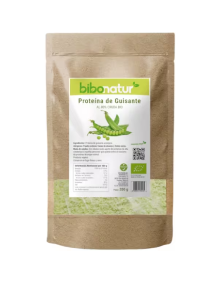 Proteína de Guisante 80% Eco 200g Bibonatur Natural