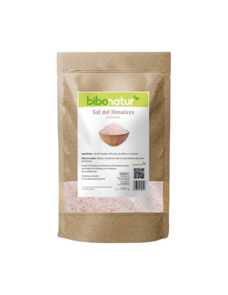 Sal Rosa del Himalaya Fina 1000g Bibonatur  Calidad Premium