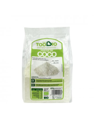 Harina de Coco Bio 400g Bibonatur  Natural y Saludable