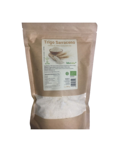 Harina de Trigo Sarraceno Bio Sin Gluten 500g - Bibonatur