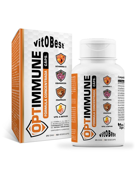 Optimmune 50 Vegecaps Vit.O.Best | Suplemento Antioxidante Natural