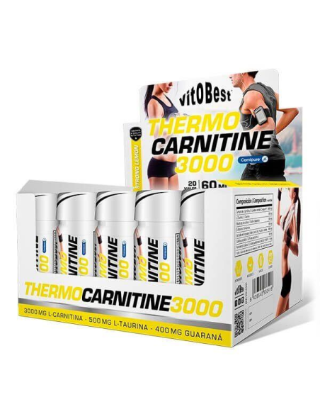 Thermo Carnitine 3000 Limón 20 Viales Vit.O.Best 60 ml