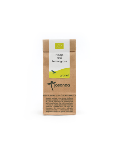 Hinojo, Anís y Lemongrass Bio 50g Bolsa Kraft Josenea