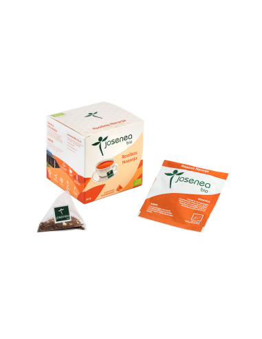 Rooibos de Laranja Orgânica 20 Pirâmides Josenea - Chá Natural Orgânico