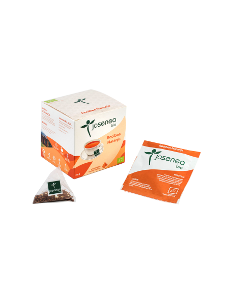 Rooibos de Laranja Orgânica 20 Pirâmides Josenea - Chá Natural Orgânico