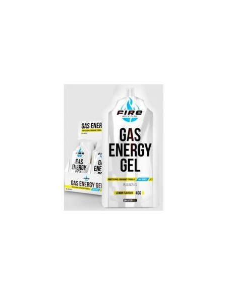 Gas Energy Gel Limón 20Ud Fire Nutrition sin Gluten