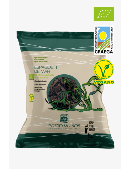 Espagueti de Mar Ecológico Porto-Muiños 50g - Alga Natural