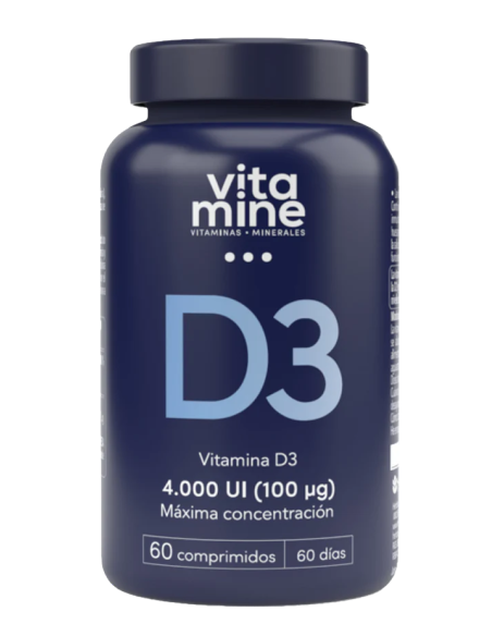 Vitamina D3 - 4000 UI 400mg) 60 Comprimidos de Herbora