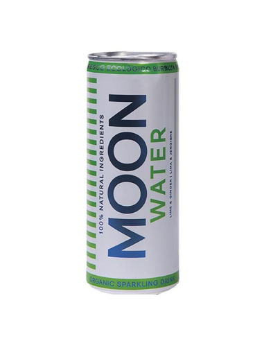 Refresco Bio Lima y Jengibre Moonwater 250 ml Natural