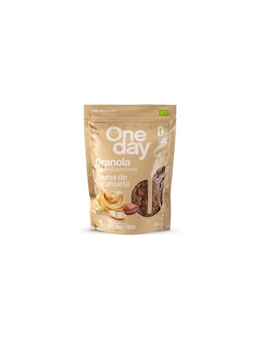 Manteiga de Amendoim Orgânica One Day Granola 300 g Natural