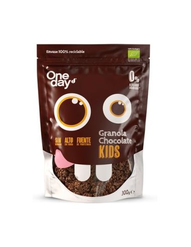 One Day Granola Infantil Chocolate Orgânico 300 g Saúde e Sabor