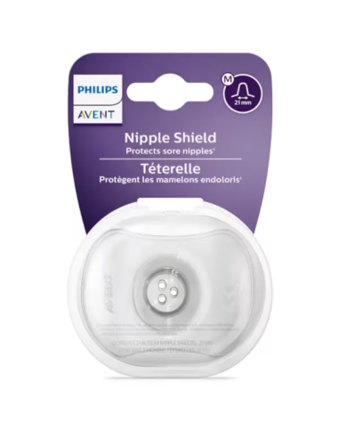 Pezoneras Silicona Avent Talla M 2 Unidades SCF153/03