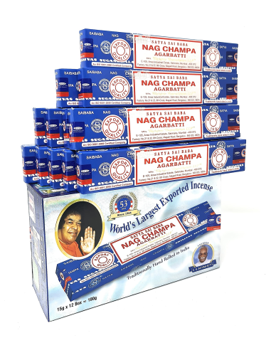 Incenso Nagchampa Satya 12 Varas x 15g Caixa Original