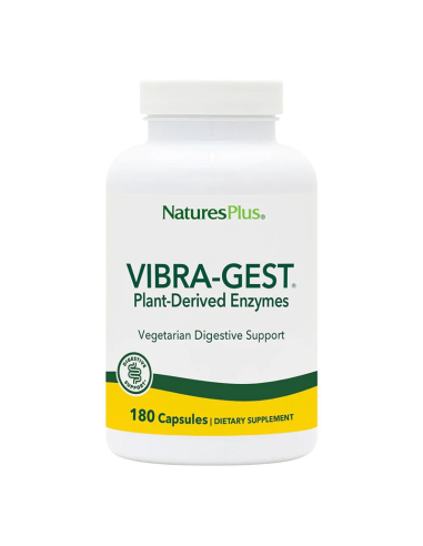Vibra-Gest 180 Caps Natures Plus | Apoyo Digestivo Natural
