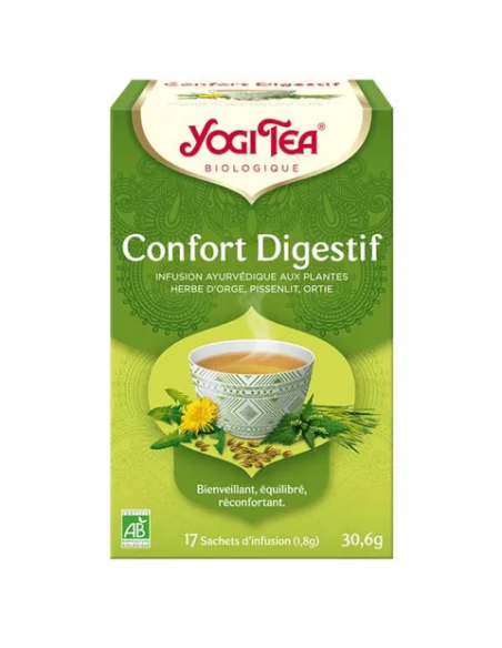 Confort Digestivo Yogi Tea: Alivio Natural para tu Estómago