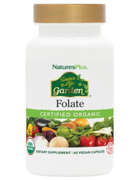 Garden Folato 60 cápsulas Natures Plus | Salud y Bienestar