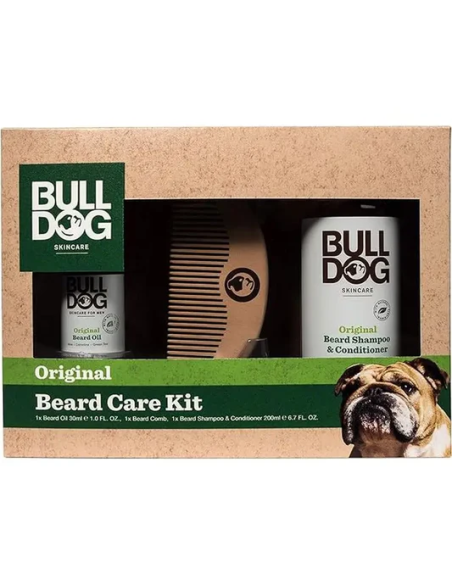 Kit Beard Care Bulldog 3 Piezas: Cuidado Completo Barba