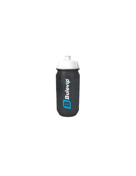 Bulevip Bidón Negro Transparente 600 ml  Hidratación Ideal
