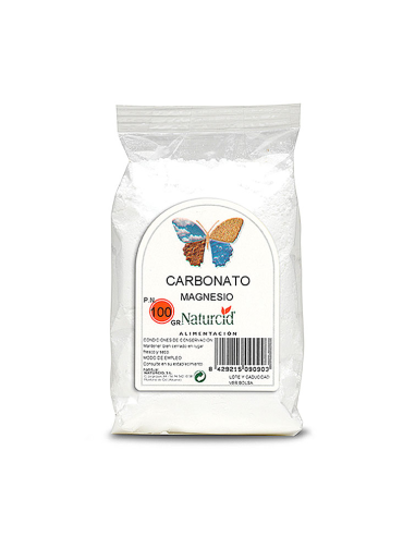 Carbonato de Magnésio 100g Naturcid Qualidade e Pureza Garantidas